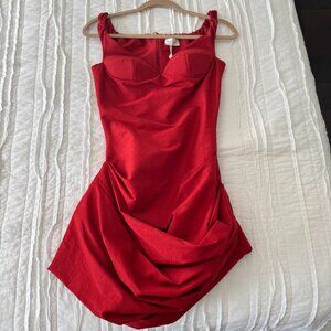 Magda Butrym red dress